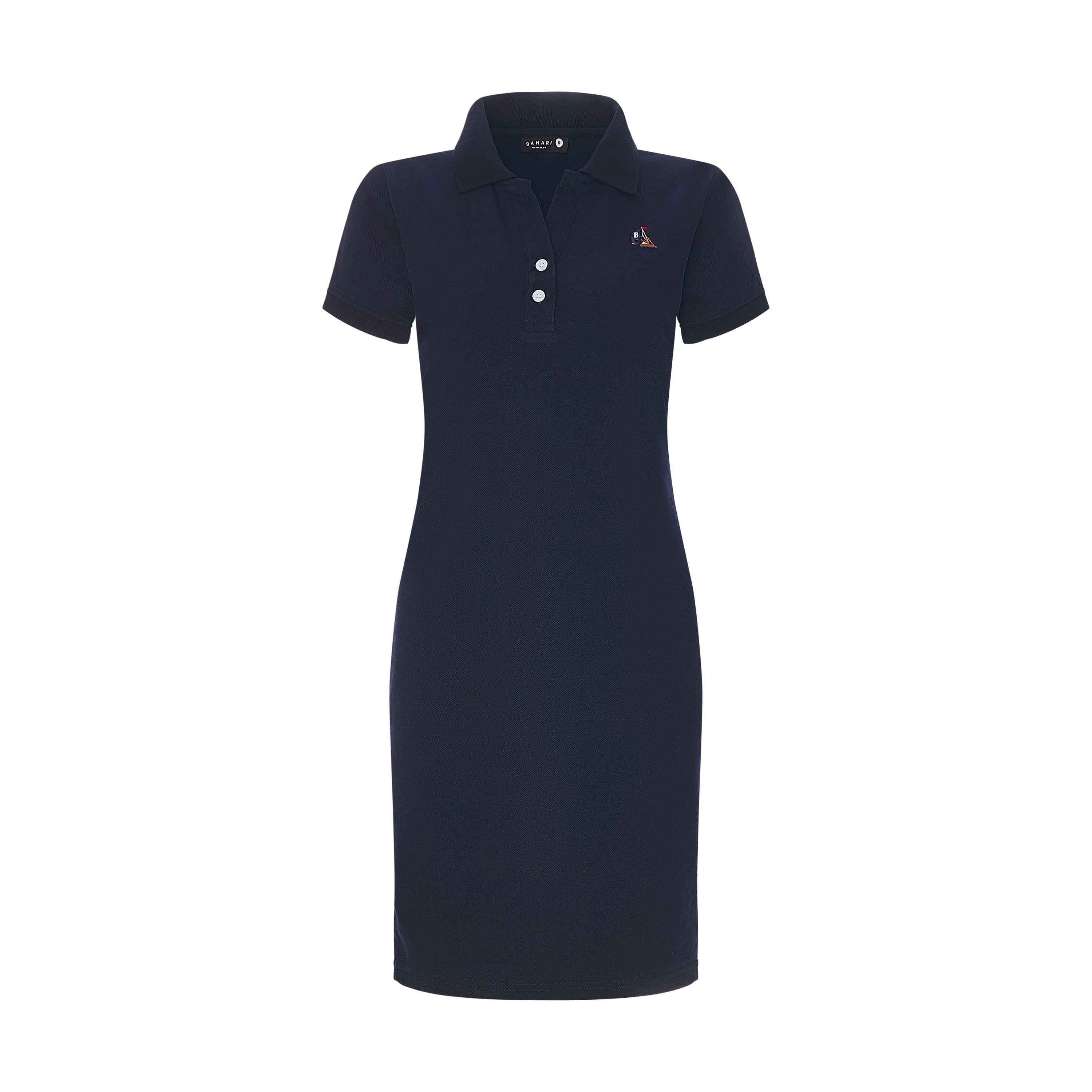 THE CLASSIC POLO DRESS- NAVY – BAHARI ...